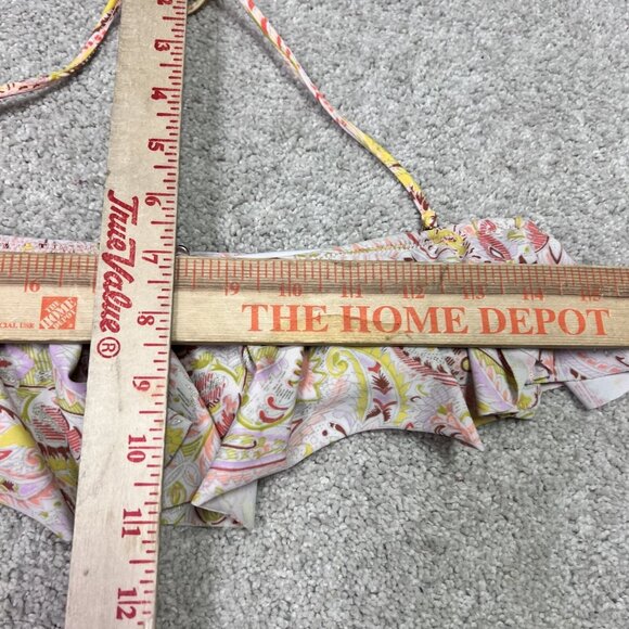 Victoria’s Secret Swimsuit Top Multicolored Floral Women’s Size Medium - Picture 3 of 10